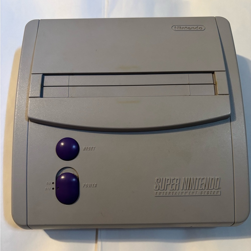 Super Nintendo SNES Console Mini SNS-101 With Cables 1 Remote Tested Working